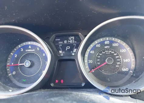 2013 Hyundai Elantra Gls/Limited из США, поврежденный, VIN KMHDH4AE7DU662566